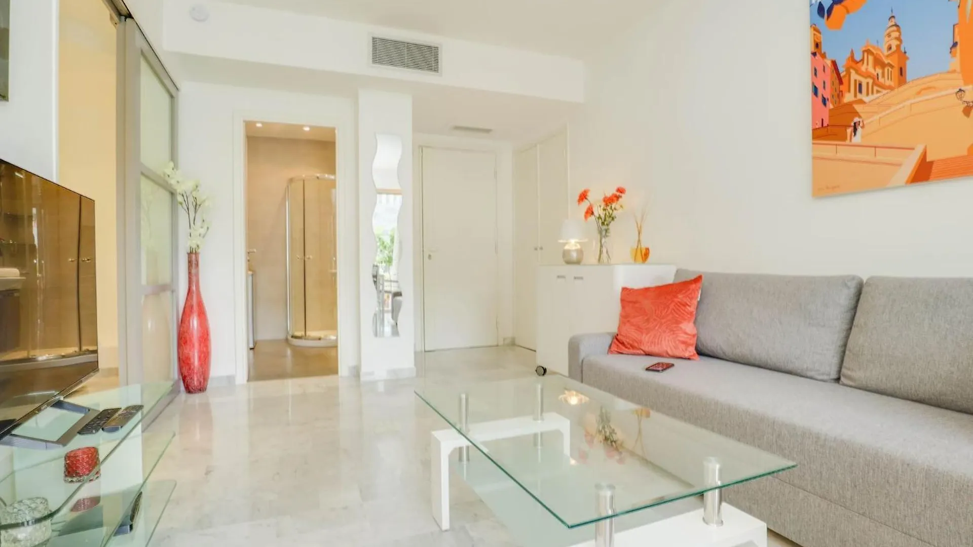 Appartement « La Grande Residence » Vue Mer, Piscine Menton